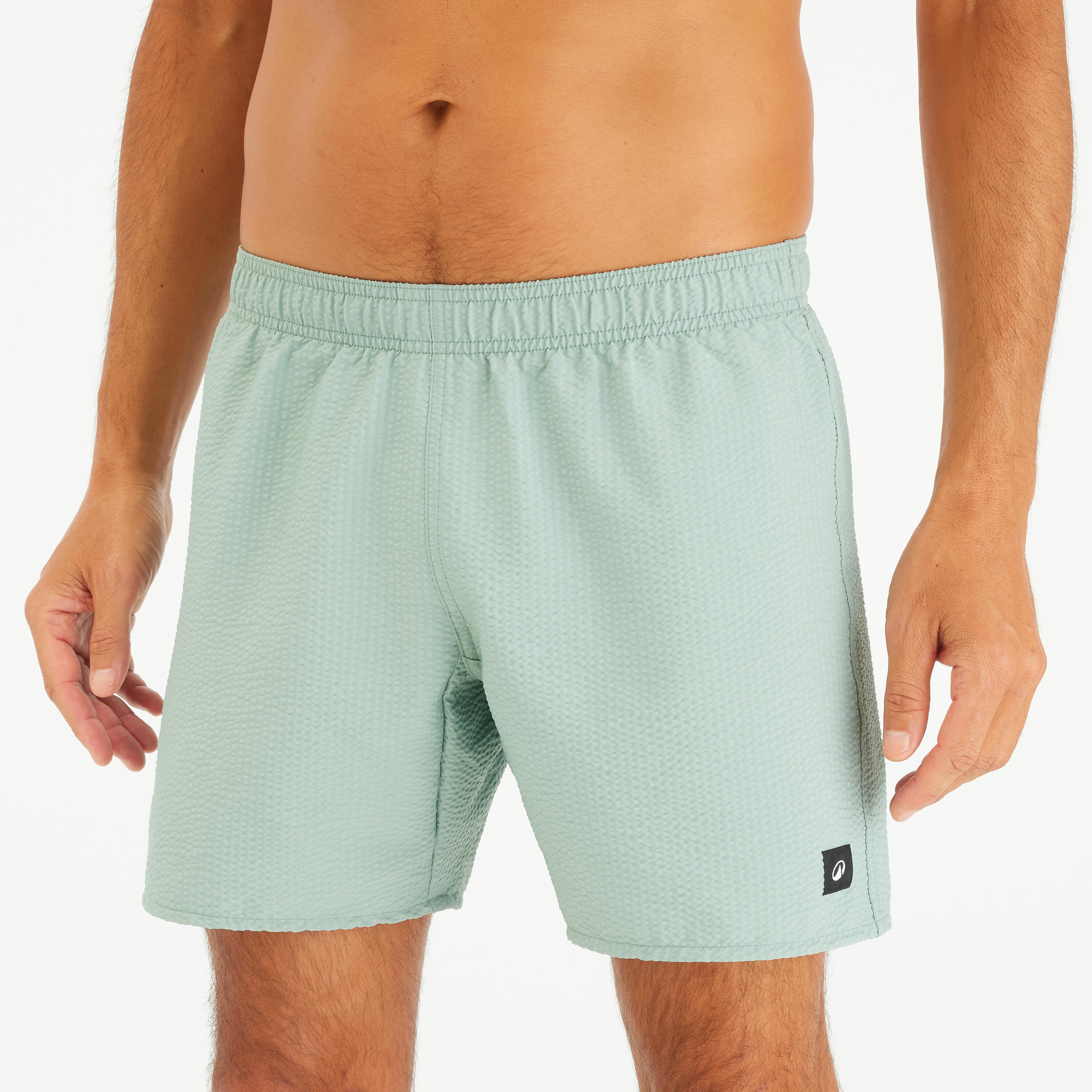 NABAIJI Pánske šortkové plavky 100 kaki zelená 340@L-XL-NABAIJI