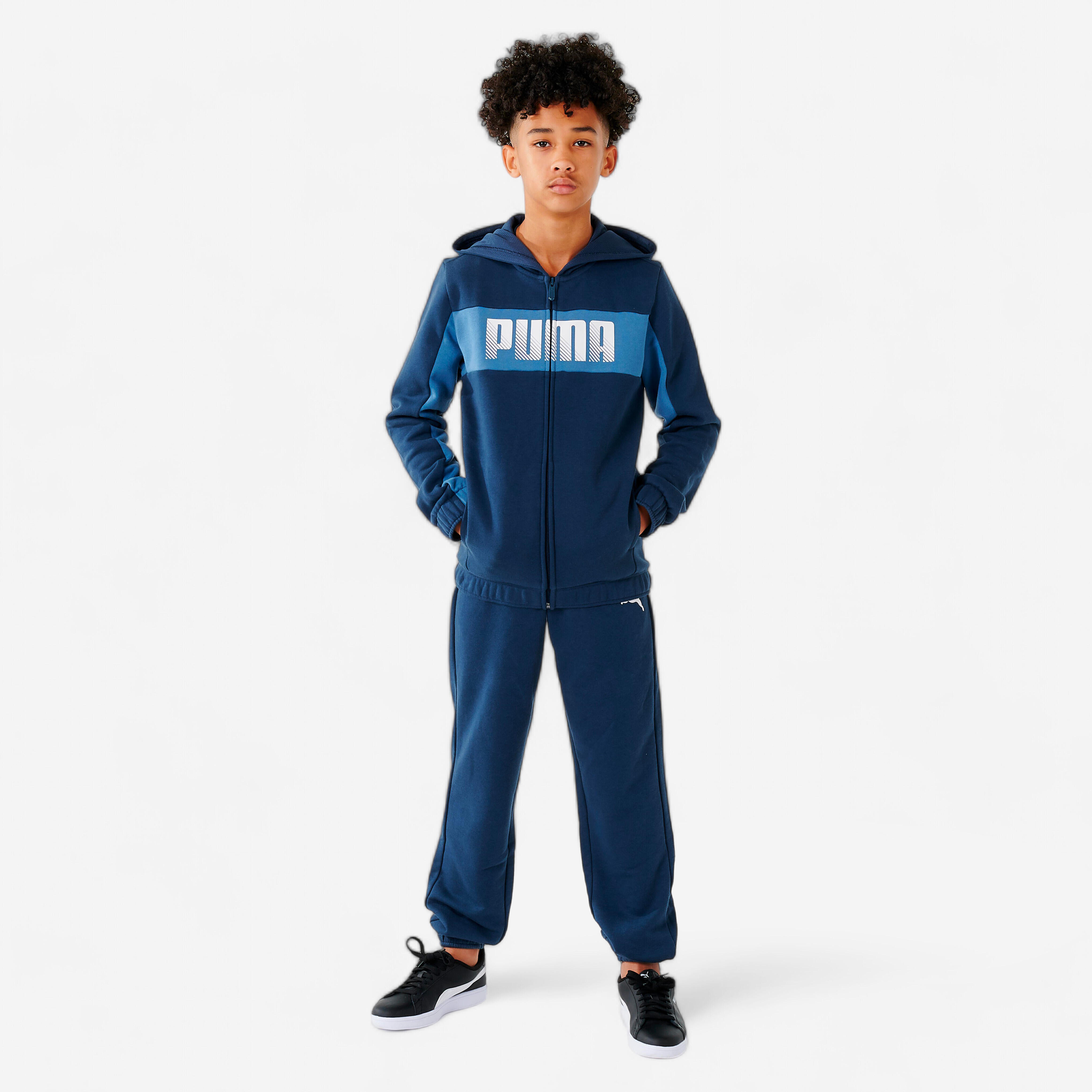 PUMA CHLAPČENSKÁ ŠPORTOVÁ SÚPRAVA ZELENÁ modrá 176 cm-PUMA