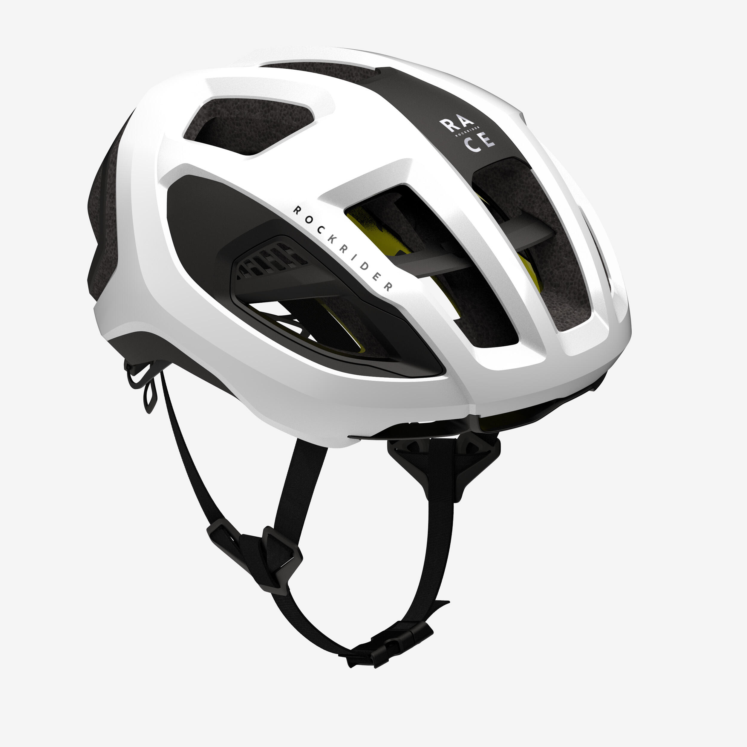 ROCKRIDER Prilba na horskú cyklistiku XC RACE MIPS biela L-ROCKRIDER