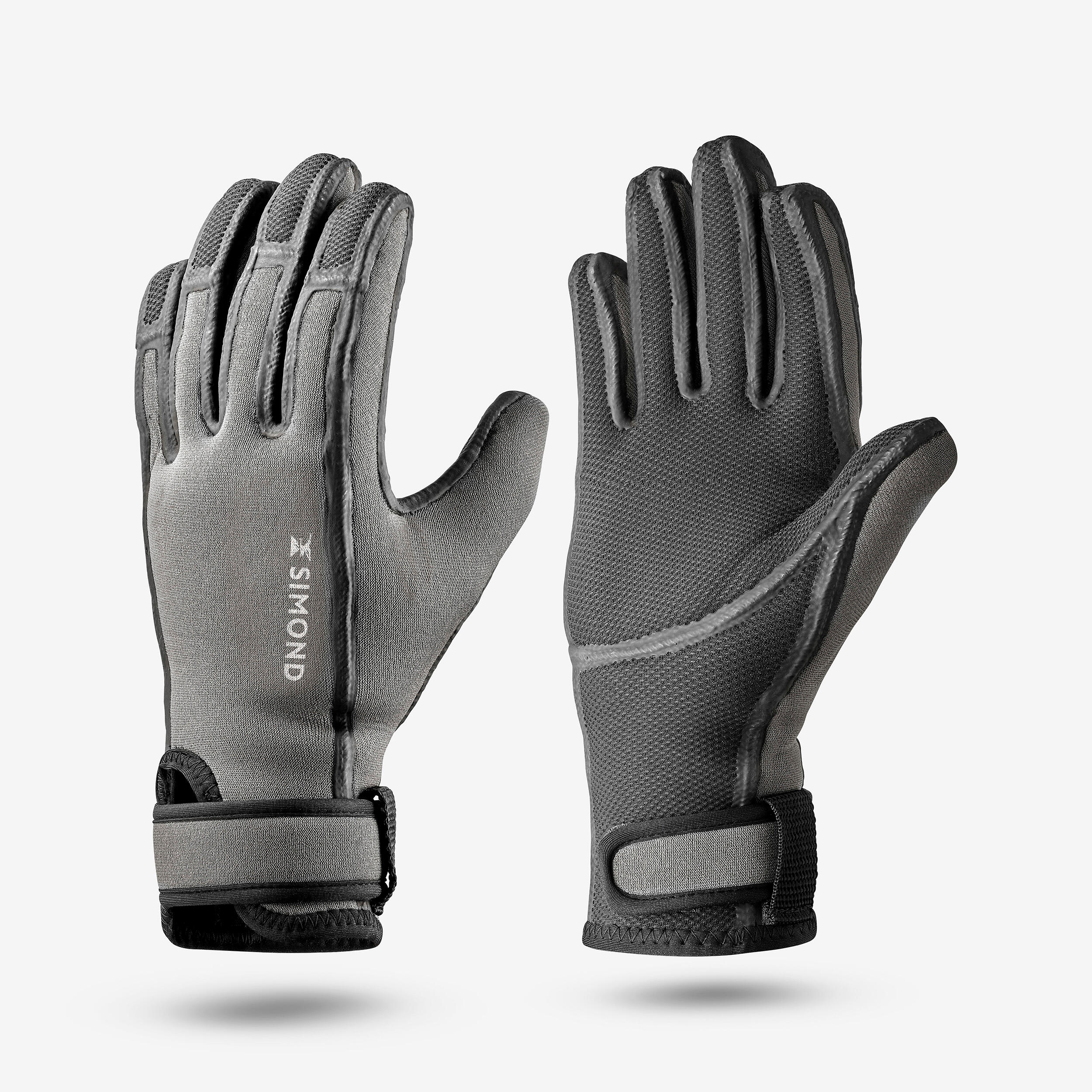 SIMOND Rukavice na kaňoning 3 mm unisex šedá 200@L-SIMOND