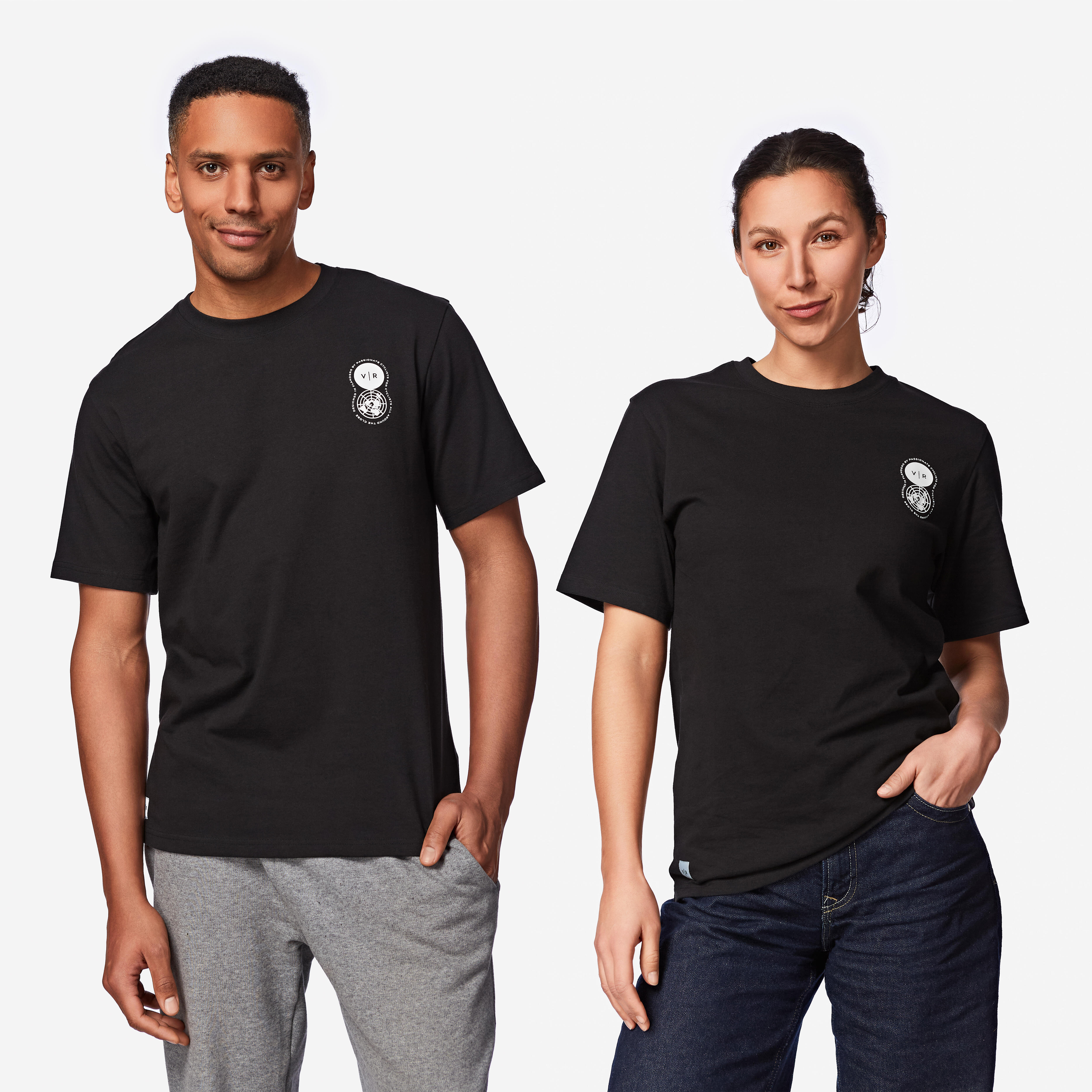 Tričko Lifestyle Van Rysel čierna 2XL-VAN RYSEL