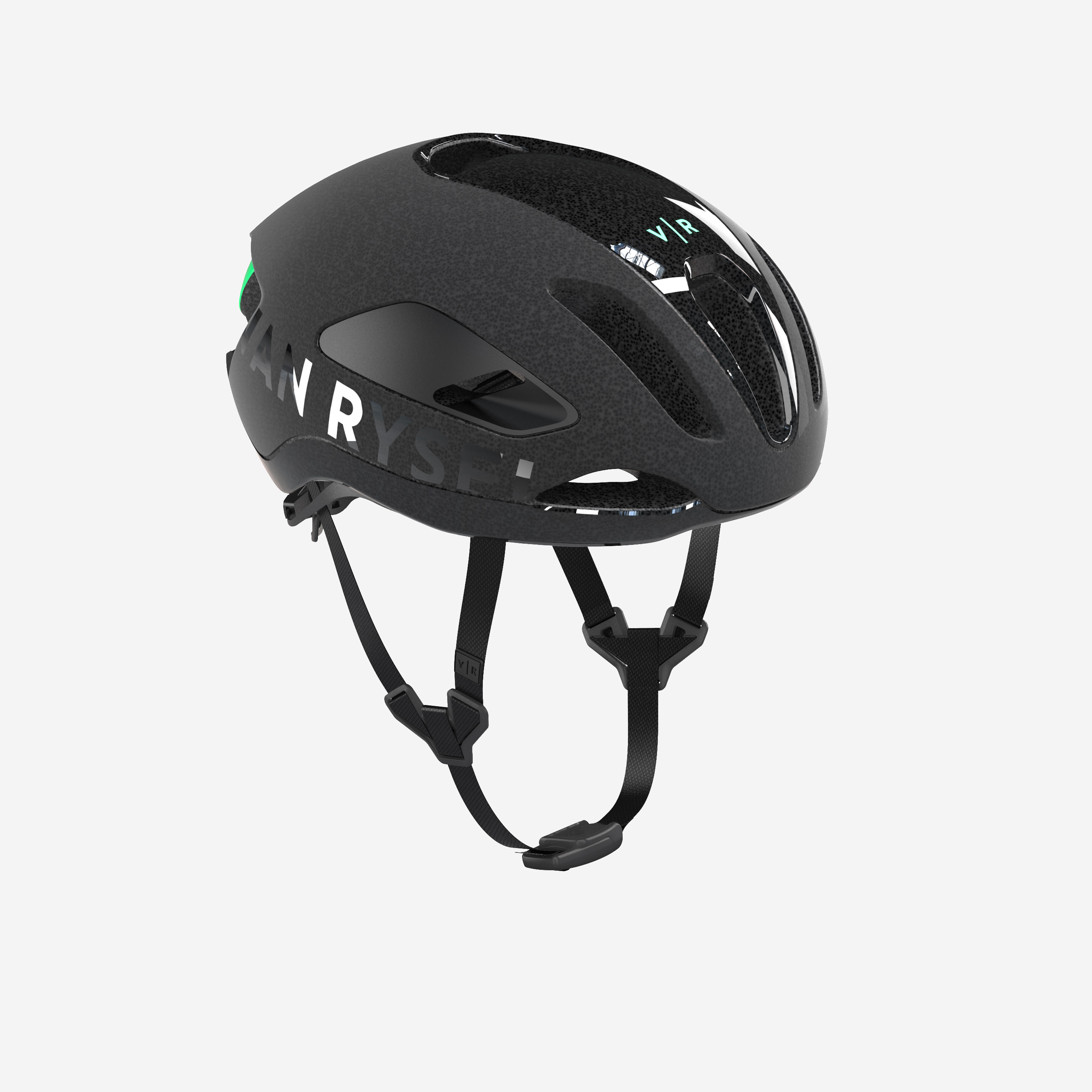VAN RYSEL Cyklistická prilba RCR-F systém Mips aerodynamická sivá čierna 200@M-VAN RYSEL